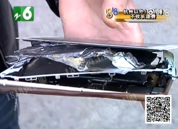 �������Ӱ�ƻ��iPhone 6s���ڿڴ� ��ȼ��