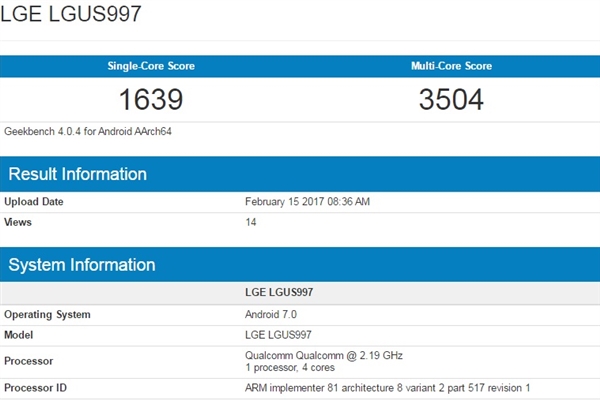 ���Ƿ��¢������835��LG G6���Σ����ȴ�ĥ821