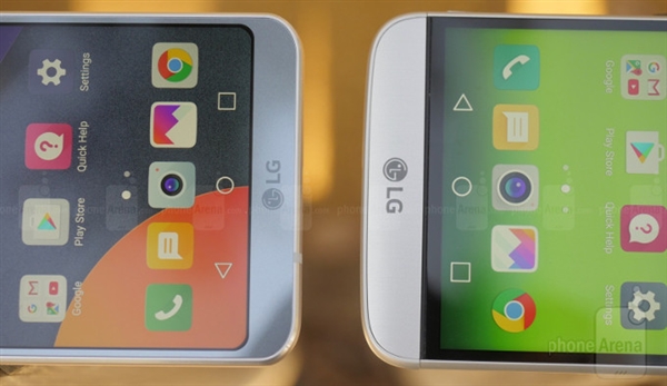 ����������LG G6�Ա�G5ͼ�ͣ�������ڱߡ���ͷ͹��