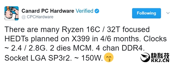 16����32�̣߳�AMD Ryzen���հ��ع⣺Intel���׻���