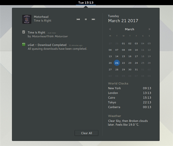GNOME 3.24ʽ Night Light