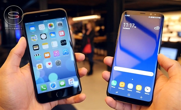 ����֮ս������S8+��iPhone 7 Plus�Ա�����