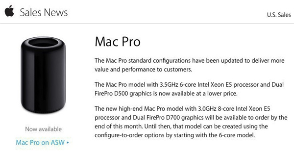 ʷ����ǿ������Ͱ����ƻ������8��Mac Pro����ʱ��