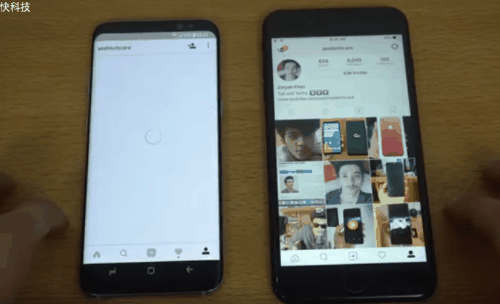 ����S8�����ٶȶԱ�iPhone 7 Plus�������걬