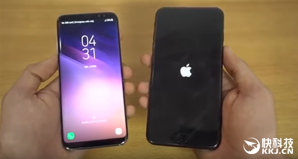 ����S8�����ٶȶԱ�iPhone 7 Plus�������걬