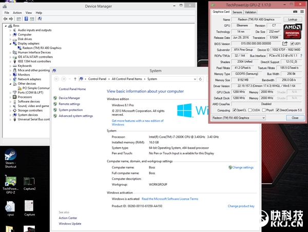 RX 480�ɹ�ˢ��RX 580��Ƶ���Զ�����