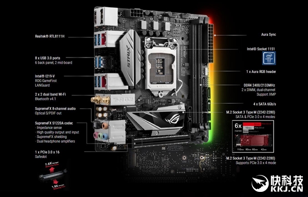 ��˶����ROG Strix H270I���ڶ�ǿ�������� ֻȱ��Ƶ