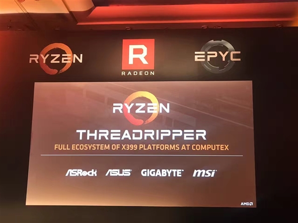 AMD����Ryzen ThreadRipper�߶�����CPU��16�ˡ���ͨ���ڴ�