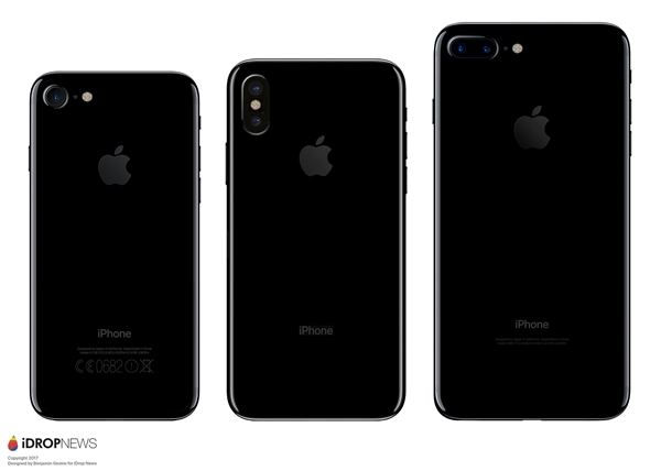 �𺳣�5.8��iPhone 8���ζԱ�����S8��iPhone 7