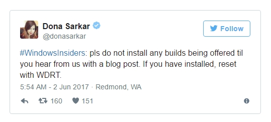 Windows 10ʧBuild 16212ϵͳ£һ豸̱
