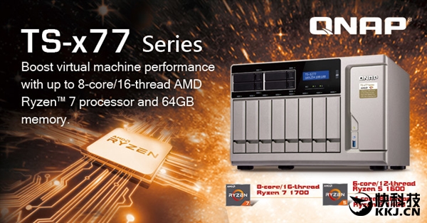 QNAPչʾȫ׸Ryzen NAS8