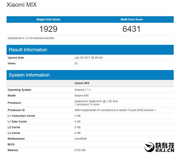 ȫСMIX 2ôع⣺835+6GB
