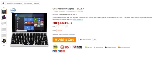 3800ԪװڴıʼǱGPD Pocket