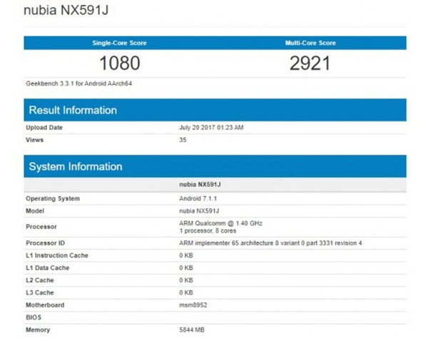 Ŭ»GeekBench617䱸6Gڴ
