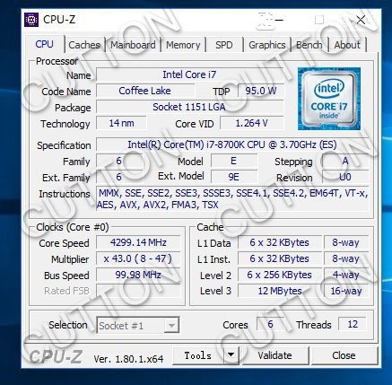 Intel i7-8700Kع⣺˱Kaby Lake40%