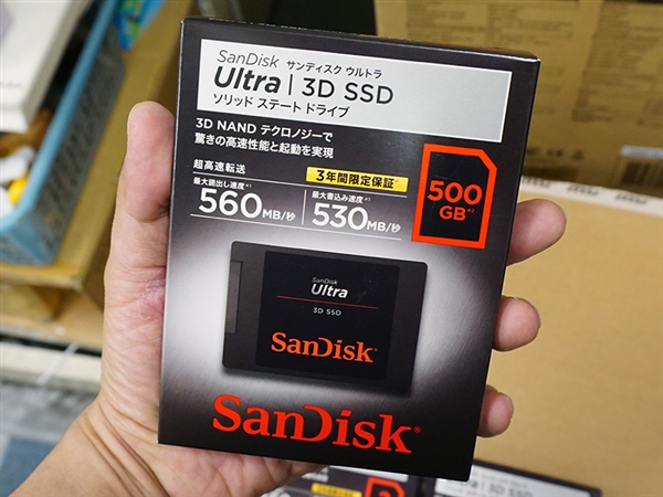 SanDisk Ultra 3D��̬�̿�������д����500MB/s