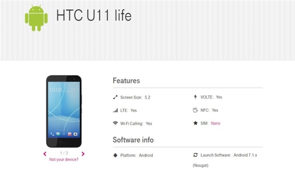 HTC Android One»U11 Lifeع⣺6302ǧ6
