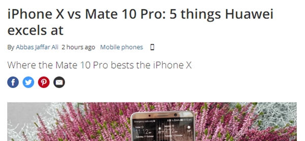 5˵ˣiPhone XΪMate 10 Pro