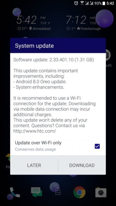 ޣǸ֮HTC U11ŷð׿8.0