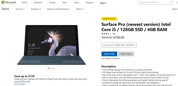 Surface Pro ΢i5ֱ200