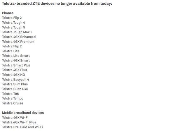 ޵Telstraͣ22˲Ʒ19ֻ