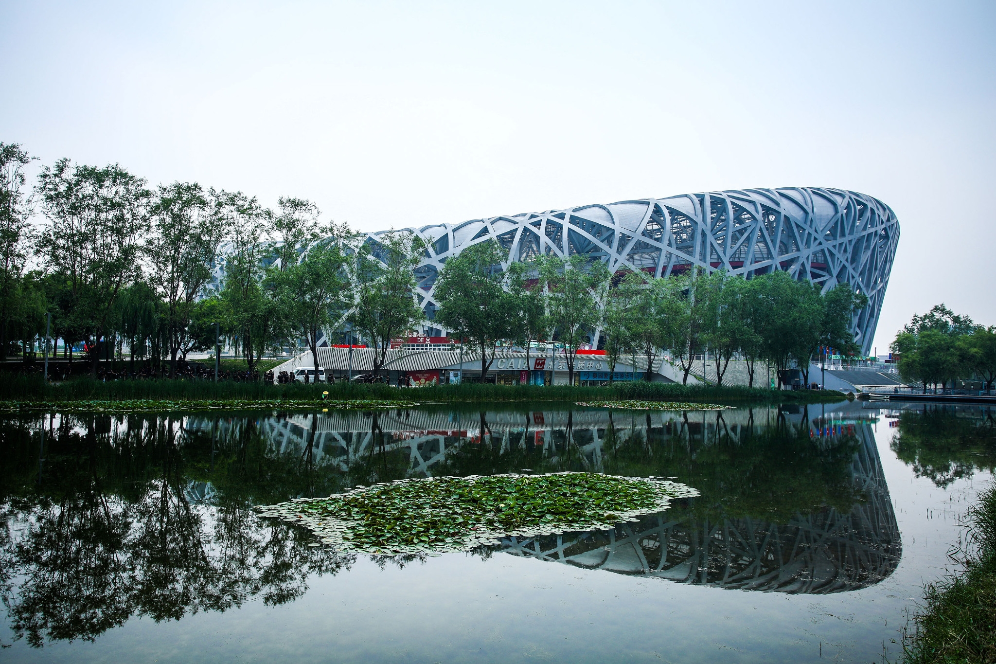 北京鸟巢图片 真实图片