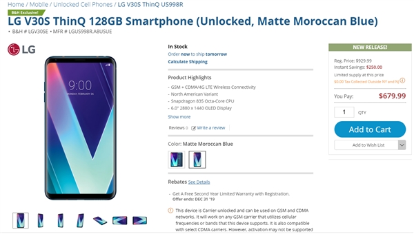 һ½1K6LG V30s¼Լ4350Ԫ