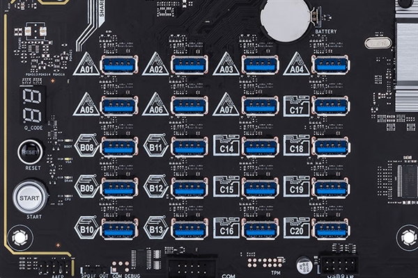��˶H370�ڿ���������棺20��PCI-E/USB�ӿ�