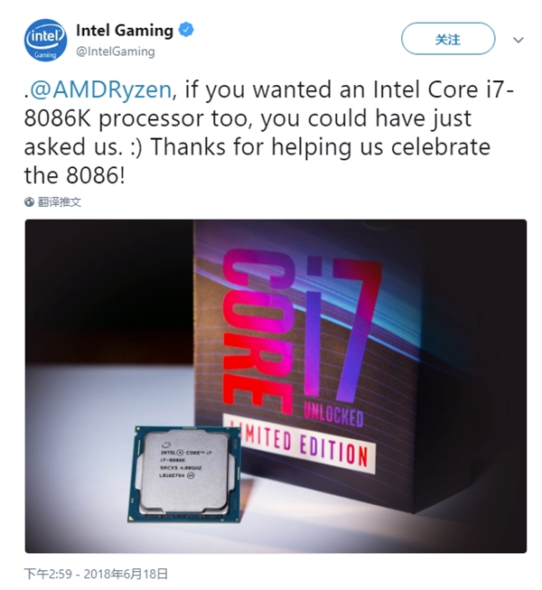 AMD��6��i7-8086K��ѻ�16��1950X ����������