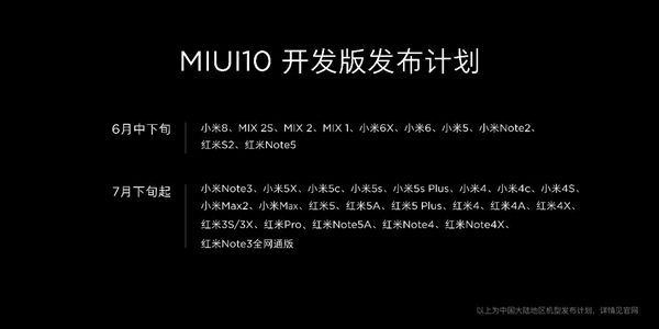 MIUI 10������������������  С��MIX 2S/С��6����