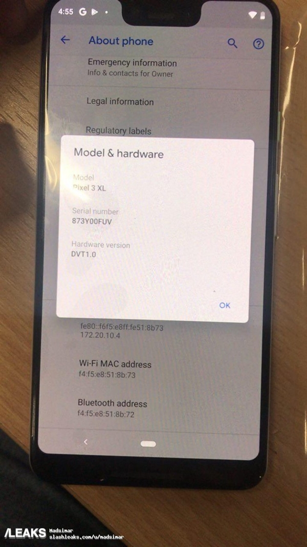 Ԥװ��׿9.0 �ȸ�Pixel 3 XL���䣺������/����845