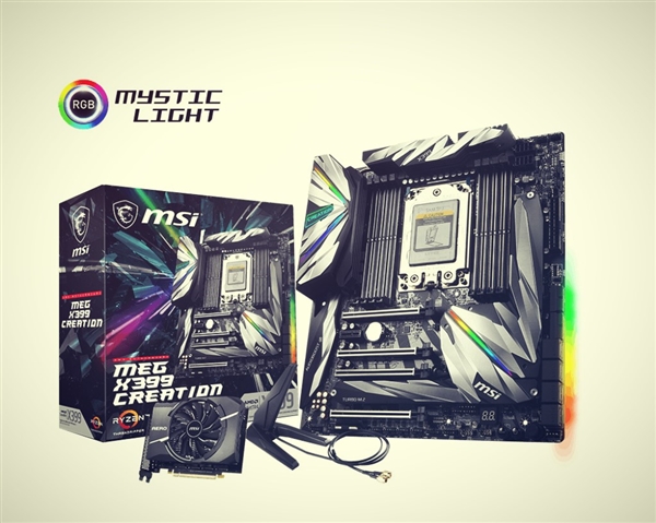 ֧��32��CPU ΢�Ƿ���MEG X399 Creation���壺19�๩��