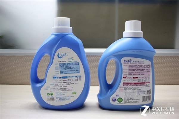 拼多多上9.9元购买蓝月亮洗衣液:效果是这样