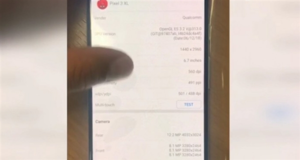 �ȸ�Pixel 3 XL������Ƶ�ع⣺6.7����Ļ�����������