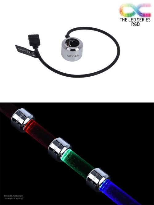 Alphacool�Ƴ�ˮ��ɢ����RGB��������Ź���Ⱦ