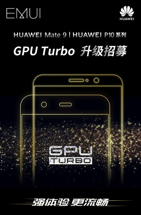 ��ΪMate 9/P10ϵ�п���GPU Turbo������ļ
