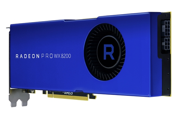 AMD����Radeon Pro WX 8200רҵ�Կ������߳����ܳ�����13��