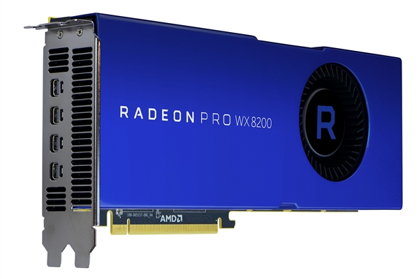 AMD����Radeon Pro WX 8200רҵ�Կ������߳����ܳ�����13��