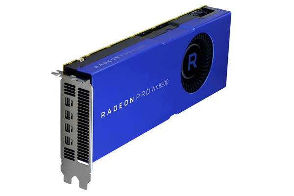 AMD����Radeon Pro WX 8200רҵ�Կ������߳����ܳ�����13��