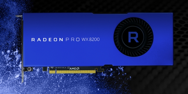 AMD����Radeon Pro WX 8200רҵ�Կ������߳����ܳ�����13��