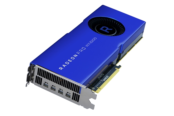 AMD����Radeon Pro WX 8200רҵ�Կ������߳����ܳ�����13��