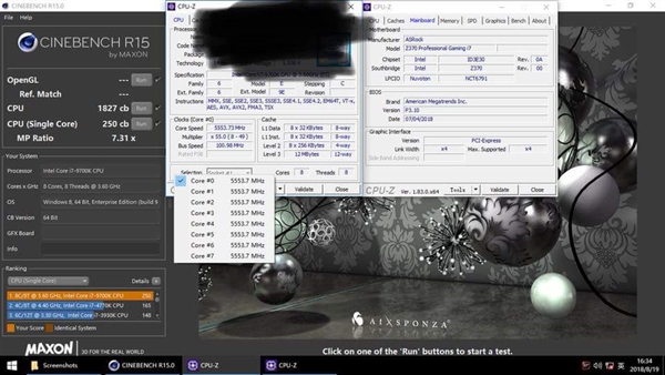 8��i7 9700Kˮ��ֱ��5.5GHz��ǥ�����ͣ�