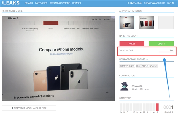 ����iPhone 9�ٷ���Ʒҳ���ع⣺6.1��˫����������