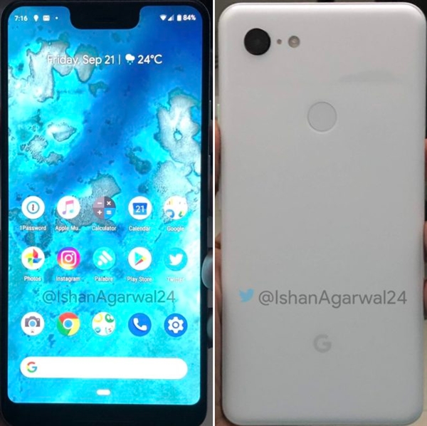 ��ɫ��Pixel 3 XL�����й¶����Դ������