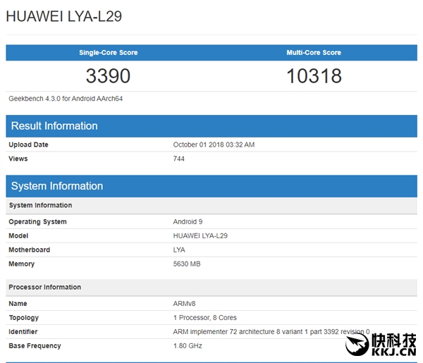 ΪMate 20 GeekBenchܷأ980Զ845