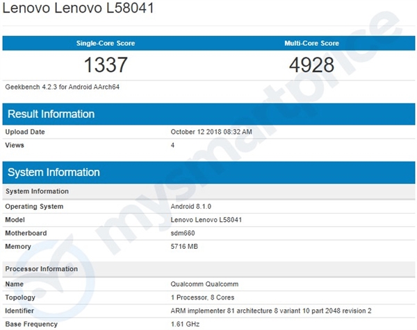 S5 Pro»Geekbenchܷ֣660/6Gڴ