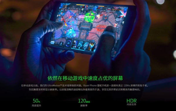 Razer Phone 2аˣ845+120Hz  1680ɫձ