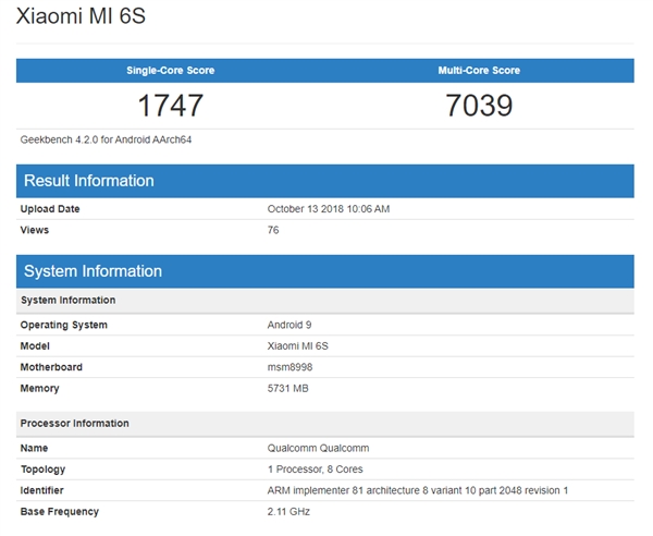 С6S835+6GBڴ桢׿9.0