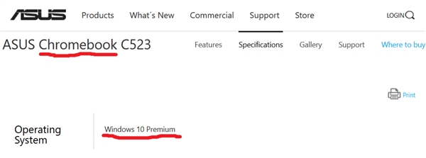 ˶׿15ӢChromebook C523Win10 Premium