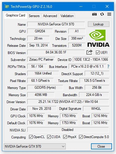 GPU-Z 2.16.0淢֧RTX 2060